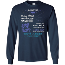 Aquarius Dirty Mind Humble Caring Friend T-shirt