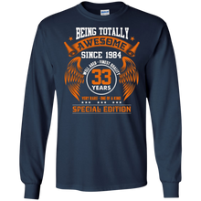 Vintage Born in 1984 33rd Birthday 33 Years Old Awesome Gift