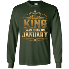 This King Was Born On January 28 T-shirts Capricorn Pride