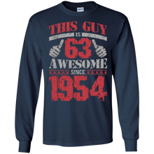 Vintage Born in 1954 63rd Birthday Gifts 63 This Guy Awesome