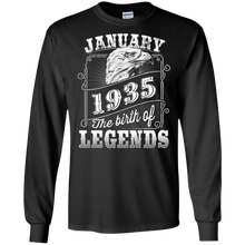 83 years 83th Birthday January 1935 Birth of Legend T-Shirt