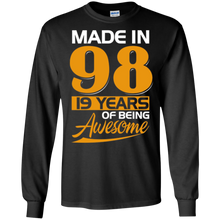19th Birthday Made In 1998 Tee Shirt