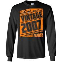 Legends Awesome are born Retro Vintage made in 2007 10th