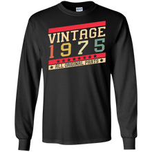 Men's Vintage 1975 T-Shirt 42th Birthday All Original Parts