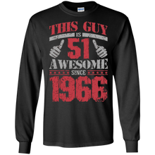 Vintage Born in 1966 51st Birthday Gifts 51 This Guy Awesome
