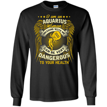 I Am An Aquarius Woman T-shirt Sarcasm February Birth Gifts