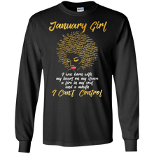 I'm a January Girl Shirt Funny Birthday T-Shirt for Women