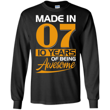 10th Birthday Made In 2007 Tee Shirt