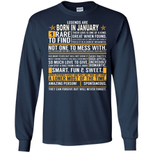 legends are born in january