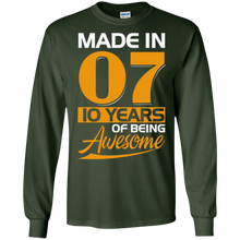10th Birthday Made In 2007 Tee Shirt