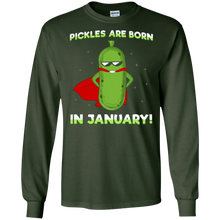 Funny Pickles Are Born In January Birthday Gift T-Shirt