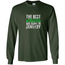 The Best Athletes Are Born In January T-Shirt Birthday Tee