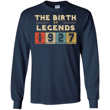 Retro The Birth Of Legend USA 1927 90th Birthday Gift 90 yrs