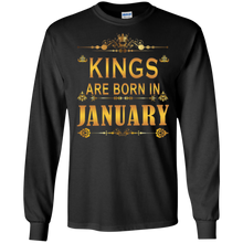 Kings Are Born In January shirts