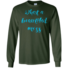 What A Beautiful Mess Motivational Distressed T-Shirt