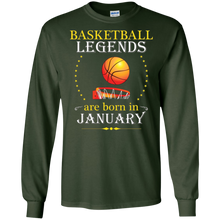 Basketball Legends Are Born In January Shirt Gear Apparel 2