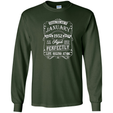 Legends Were Born In Jannuary 1952, 66th Birthday Gift Shirt