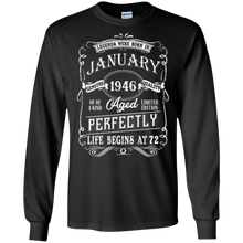 Legends Were Born In Jannuary 1946, 72th Birthday Gift Shirt
