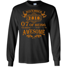 7 Of Being Years Awesome November 2010 Tee Shirt