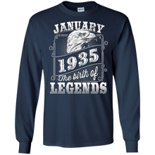 83 years 83th Birthday January 1935 Birth of Legend T-Shirt