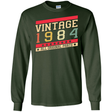 Men's Vintage 1984 T-Shirt 33th Birthday All Original Parts