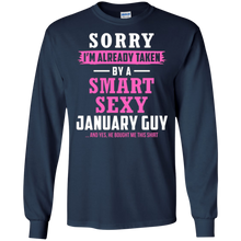 Taken By A Smart And Sexy January Guy Tee Birthday Shirt