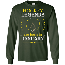 Hockey Legends Are Born In January Shirt Gear Apparel 2