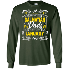 Only the Best Dalmatian Dads are born in January T-Shirt