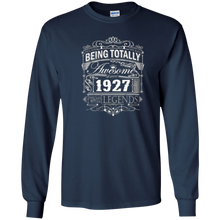 Awesome Since 1927 90th Birthday T Shirt 90 Years Old