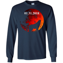 Blood Moon Total Lunar Eclipse on January 31, 2018 T Shirt