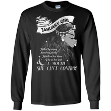 January Girl A Mouth She Can't Control T-shirt