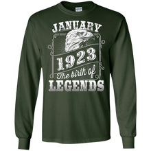 95 years 95th Birthday January 1923 Birth of Legend T-Shirt