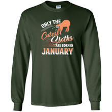 Only The Cutest Sloths Are Born In January T-Shirt