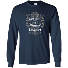 Awesome since 1948 70th Birthday T Shirt 70 Years Old