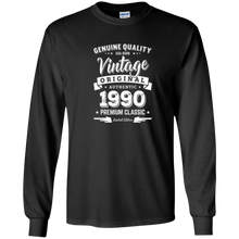 Born in 1990 Vintage Birthday T-Shirt - Made in 1990 Shirts