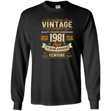 Vintage Genuine Made In 1981 36th Birthday Gift 36 years old