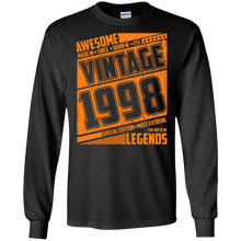 Legends Awesome are born Retro Vintage made in 1998 19th
