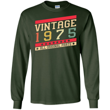 Men's Vintage 1975 T-Shirt 42th Birthday All Original Parts