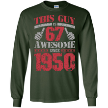 Vintage Born in 1950 67th Birthday Gifts 67 This Guy Awesome