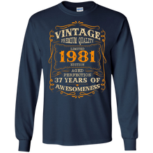 Legends Vintage Made In 1981 37th Birthday Gift 37 years old