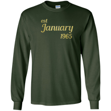 est January 1965 T-Shirt - 52nd Birthday gift Tee