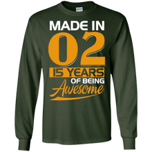 15th Birthday Made In 2002 Tee Shirt