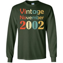 Retro Classic Vintage November 2002 - 15th Gift 15 Years Old