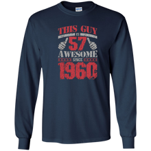 Vintage Born in 1960 57th Birthday Gifts 57 This Guy Awesome