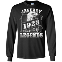 95 years 95th Birthday January 1923 Birth of Legend T-Shirt