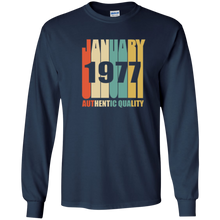 Retro January 1977 T-Shirt Vintage 41st Birthday Gift Shirt