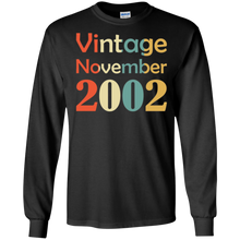 Retro Classic Vintage November 2002 - 15th Gift 15 Years Old