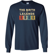 Retro The Birth Of Legend USA 1981 36th Birthday Gift 36 yrs