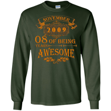 8 Of Being Years Awesome November 2009 Tee Shirt