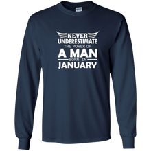 Never Underestimate The Power Of A Woman T Shirt January Wom